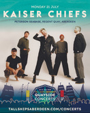 tags: Kaiser Chiefs, Aberdeen, Scotland, United Kingdom, Gig Poster, Advertisement, Peterson Seabase - Kaiser Chiefs on Jul 21, 2025 [589-small]
