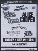 Judas Priest / Alice Cooper / Motörhead / Dangerous Toys / Metal Church on Jul 12, 1991 [525-small]