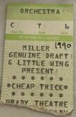 tags: Cheap Trick, Tulsa, Oklahoma, United States, Ticket, Brady Theater - Cheap Trick on Dec 29, 1990 [042-small]