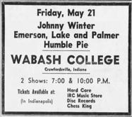 Johnny Winter / Emerson Lake and Palmer / Humble Pie on May 21, 1971 [960-small]
