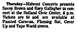 Savoy Brown / Rory Gallagher on Aug 10, 1972 [381-small]