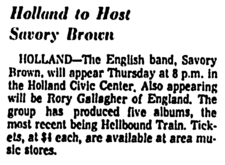 Savoy Brown / Rory Gallagher on Aug 10, 1972 [383-small]