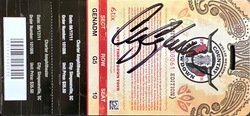 Craig Campbell's Autograph on a ticket, Willie Nelson's Country Throwdown on Jun 17, 2011 [739-small]