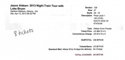 Jason Aldean / Luke Bryan / Jake Owen / Thomas Rhett / Kelly Clarkson (hologram) / Ludacris on Apr 13, 2013 [790-small]