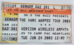 Vans Warped Tour 2003 on Jun 24, 2003 [685-small]