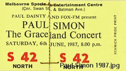 Paul Simon / Ladysmith Black Mambazo / Miriam Makeba / Hugh Masekela on Jun 6, 1987 [268-small]
