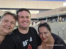 Myself with my mum and a friend at Kylie's Tension Tour - Brisbane Entertainment Centre., Kylie Minogue / Mallrat on Feb 26, 2025 [341-small]