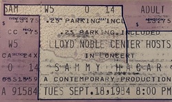 Sammy Hagar / Krokus on Sep 18, 1984 [949-small]