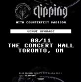 tags: Toronto, Ontario, Canada, Gig Poster, The Concert Hall - clipping. / Counterfeit Madison on Aug 11, 2025 [542-small]