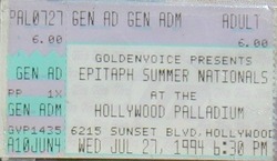 The Offspring / Down By Law / Claw Hammer / Ten Foot Pole / Red Aunts on Jul 27, 1994 [094-small]