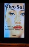 Cleo Sol Tour Poster outside Venue 3/24/25, tags: Cleo Sol, New York, New York, United States, Gig Poster, Radio City Music Hall - Cleo Sol on Mar 24, 2025 [430-small]