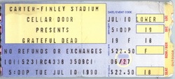 Grateful Dead / Bruce Hornsby & The Range on Jul 10, 1990 [436-small]