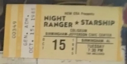 Night Ranger / Jefferson Starship on Oct 15, 1985 [393-small]