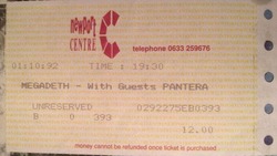 Megadeth / Pantera on Oct 1, 1992 [703-small]