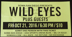 Everything Undone / The Hype / AndEver / From Chaos and Heaven / Wild Eyes on Oct 21, 2016 [937-small]