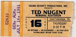 Ted Nugent on Jul 16, 1981 [187-small]