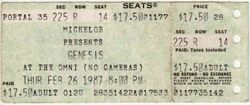 Genesis on Feb 26, 1987 [196-small]
