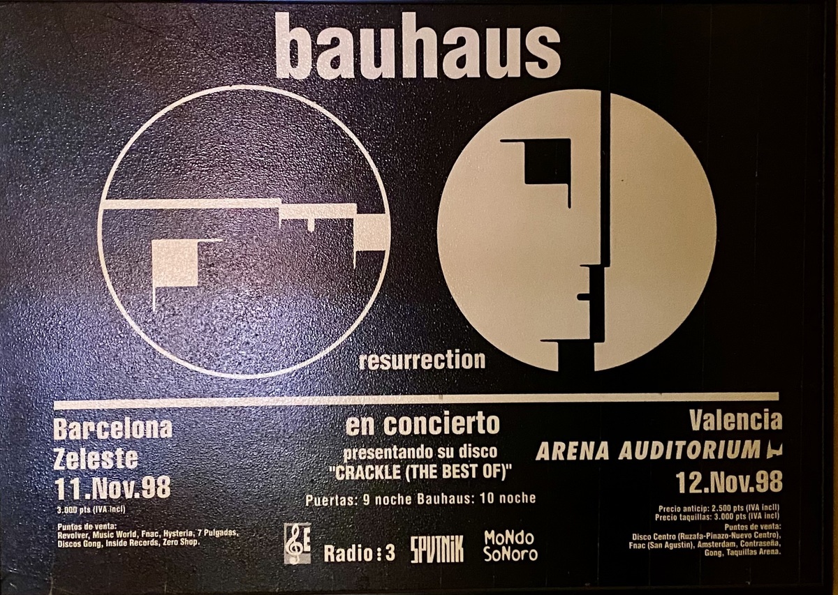 Bauhaus's 1998 Concert & Tour History | Concert Archives