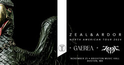 Zeal & Ardor / Gaerea / Zetra on Nov 25, 2024 [524-small]