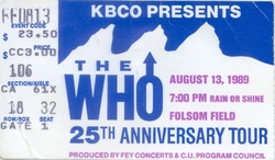 The Who on Aug 13, 1989 [686-small]