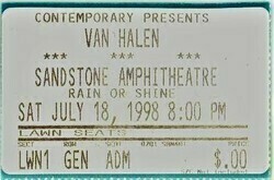 Van Halen  / Kenny Wayne Shepherd on Jul 18, 1998 [774-small]