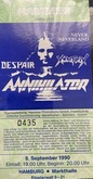 Annihilator / Xentrix / Despair on Sep 8, 1990 [718-small]