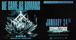 We Came As Romans / Erra / Brand of Sacrifice on Jan 24, 2023 [420-small]