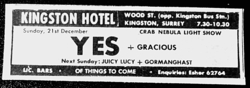 Yes / Gracious on Dec 21, 1969 [631-small]