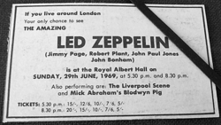 Led Zeppelin / The Liverpool Scene / Bloodwyn Pig / Mick Abrahams Band on Jun 29, 1969 [643-small]