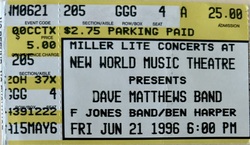 Dave Matthews Band / Ben Harper / The Freddy Jones Band on Jun 21, 1996 [438-small]