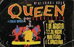 My ticket, Queen on Aug 1, 1986 [466-small]