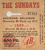 The Sundays on Mar 21, 1990 [838-small]