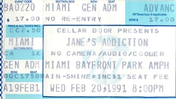 Jane's Addiction / Suicidal Tendencies on Feb 20, 1991 [035-small]