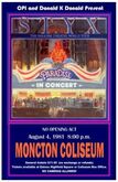 Styx promo poster, Moncton, New Brunswick, Canada, 1981, Styx on Aug 4, 1981 [061-small]