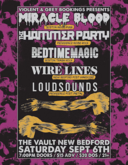 Miracle Blood / The Hammer Party / Bedtime Magic / WIRE LINES / Loudsounds on Sep 6, 2025 [732-small]