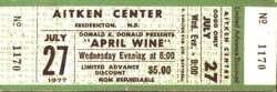 April Wine / Lisa Hartt Band on Jul 27, 1977 [756-small]