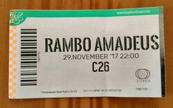 Concert ticket, Rambo Amadeus on Nov 29, 2017 [230-small]
