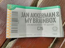 Concert ticket, Jan Akkerman / My Brainbox on Nov 9, 2017 [248-small]
