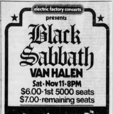 Black Sabbath / Van Halen on Nov 11, 1978 [164-small]