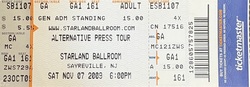 The Secret Handshake / Mayday Parade / Set Your Goals / The Academy Is... / You Me At Six on Nov 7, 2009 [513-small]