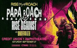 Papa Roach / Rise Against / Underoath on Sep 27, 2025 [973-small]