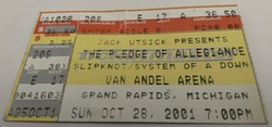 Slipknot / System of a Down / American Head Charge / No One on Oct 28, 2001 [607-small]