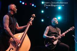 Tiger Army ~ Geoff Kresge &  Nick 13, tags: Tiger Army, Anaheim, California, United States, City National Grove of Anaheim - Tiger Army / Agent Orange / Stellar Corpses on Oct 29, 2011 [147-small]