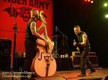 Tiger Army ~ Geoff Kresge & Nick 13, tags: Tiger Army, Anaheim, California, United States, City National Grove of Anaheim - Tiger Army / Agent Orange / Stellar Corpses on Oct 29, 2011 [149-small]