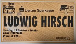 Ludwig Hirsch on Oct 13, 1991 [049-small]