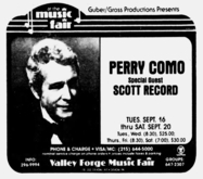Perry Como / Scott Record on Sep 16, 1986 [242-small]