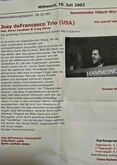 Birds Of A Feather / Joey DeFrancesco Trio on Jul 10, 2002 [656-small]