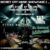 13 Spiders / No Return Address / Seven Year Sideshow / The Broken Remotes / Stone Hollow on Nov 22, 2024 [465-small]
