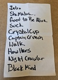 Setlist of the Sisters of Your Sunshine Vapor, The Dandy Warhols / Sisters of Your Sunshine Vapor on May 13, 2025 [883-small]