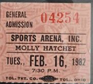 Molly Hatchet / DC Hawks on Feb 16, 1982 [901-small]